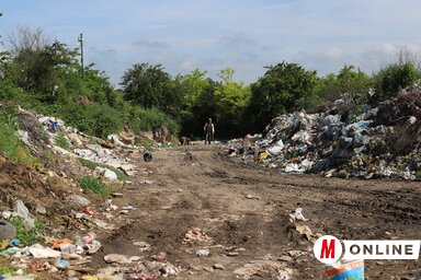A kishegyesi szeméttelep (Lakatos János felvétele)