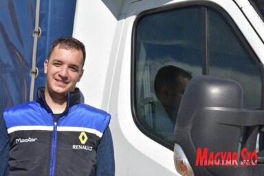 Kovács Katona Ákos, az Aldor Trans tulajdonosa (L. Móger Tímea felvétele)