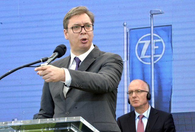 Aleksandar Vučić (Fotó: Beta)