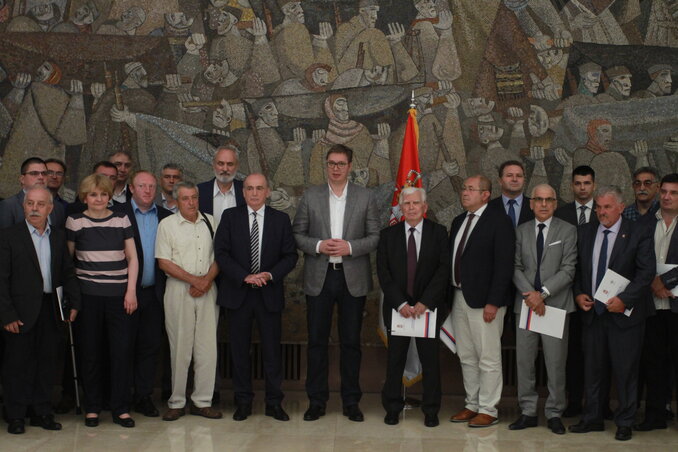 A szerbiai falvak újjáélesztésével foglalkozó nemzeti munkacsoport (Fotó: Beta) A szerbiai falvak újjáélesztésével foglalkozó nemzeti munkacsoport (Fotó: Beta)