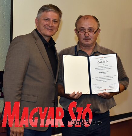 Grezsa István és Ternovácz István, a rádiós kategória első díjasa (Ótos András felvétele) Grezsa István és Ternovácz István, a rádiós kategória első díjasa (Ótos András felvétele)