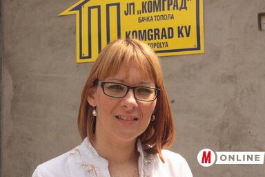 Marina Klobušicki, a Komgrad szóvivője(Kazinczy Paszterkó Diana felvétele)