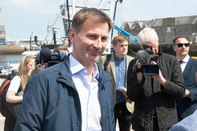 Jeremy Hunt esélyei hirtelen megnőttek (Fotó: Beta/AP)