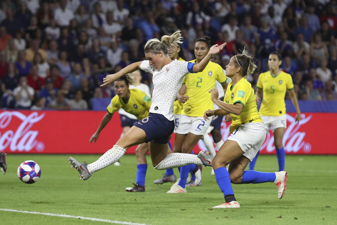 Amandine Henry sorsdöntő gólja (Fotó: Beta/AP)