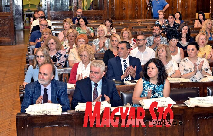 A tanácskozáson a város elöljárói és a közvállalatok képviselői vettek részt (Fotó: Gergely Árpád)