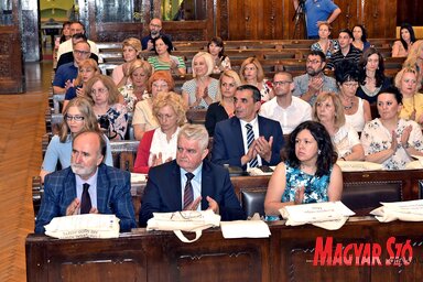 A tanácskozáson a város elöljárói és a közvállalatok képviselői vettek részt (Fotó: Gergely Árpád)