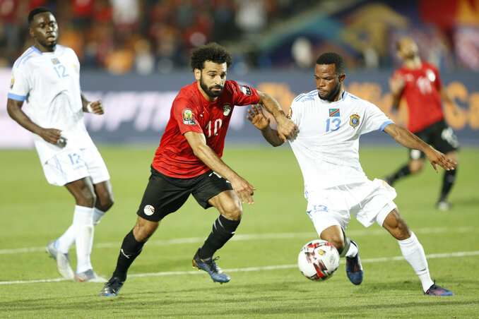 Szalah megszerezte első találatát az Afrika-kupán (Fotó: Beta/AP)
