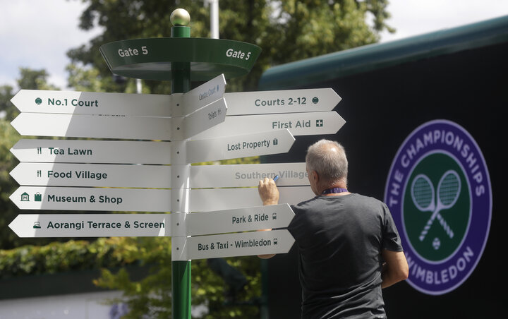Wimbledon várja idei vendégeit (Fotó: Beta/AP)