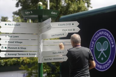 Wimbledon várja idei vendégeit (Fotó: Beta/AP)