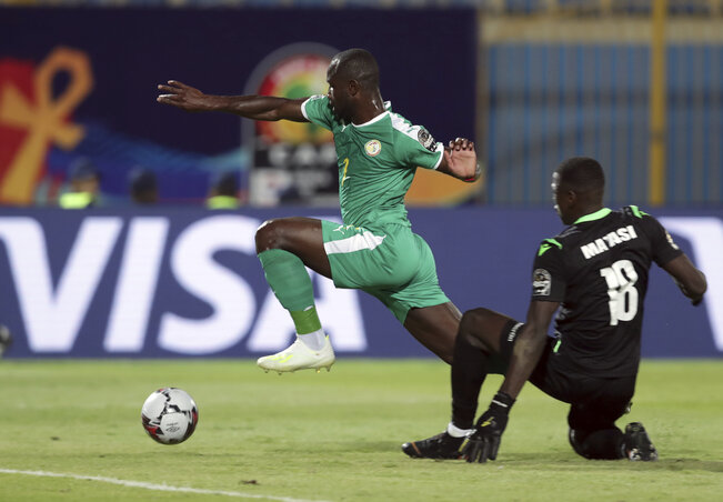 Kenyának esélye sem volt Szenegál ellen (Fotó: Beta/AP)