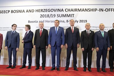 A Délkelet-Európai Együttműködési Kezdeményezés résztvevői (Fotó: Beta)