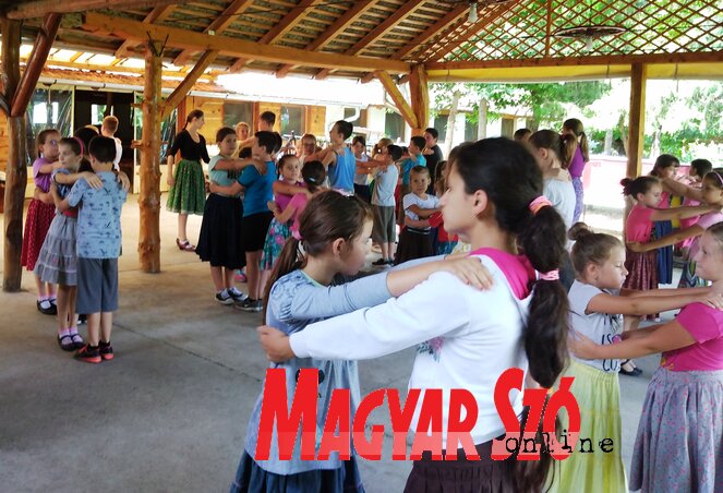 A résztvevők a táborban egész nap azzal foglalkozhatnak, amit igazán szeretnek (Jenei Klementina felvétele)