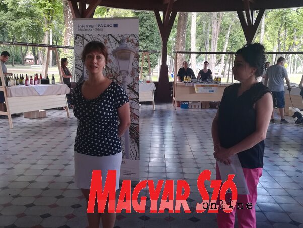 Dobó Márta és Horvát Tímea a Pannon Bazaar megnyitóján (Fotó: Lukács Melinda) Dobó Márta és Horvát Tímea a Pannon Bazaar megnyitóján (Fotó: Lukács Melinda)