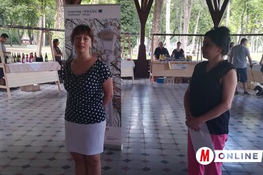 Dobó Márta és Horvát Tímea a Pannon Bazaar megnyitóján (Fotó: Lukács Melinda)
