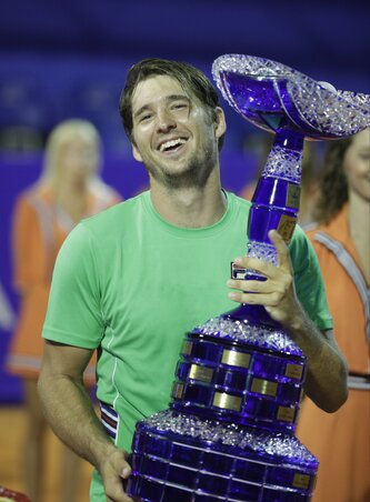Végre Dušan Lajović is magasba emelhetett egy ATP-trófeát (Fotó: Beta) Végre Dušan Lajović is magasba emelhetett egy ATP-trófeát (Fotó: Beta)