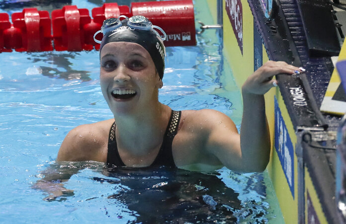 Regan Smith a döntőben akár tovább faraghat tegnapi idejéből (Fotó: Beta/AP