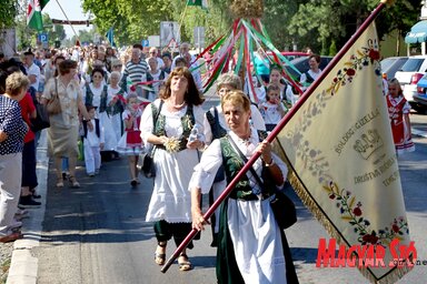 Saját zászlaik alatt vonultak a civil szervezetek (Fotó: Góbor Béla)