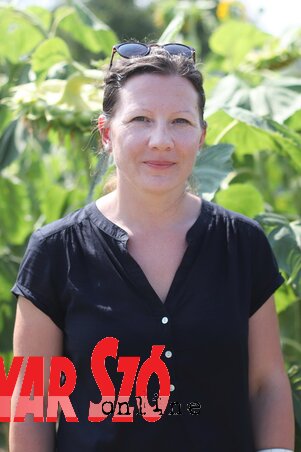 Neda Mirković Marić ásatásvezető (Lakatos János felvétele)