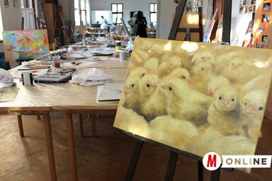 Az ifjúsági alkotói tábornak a Móra Ferenc Magyar Művelődési Egyesület adott otthont (Szabó Nóra felvétele)