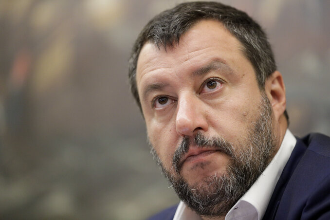 Matteo Salvini (Fotó: Beta/AP) Matteo Salvini (Fotó: Beta/AP)