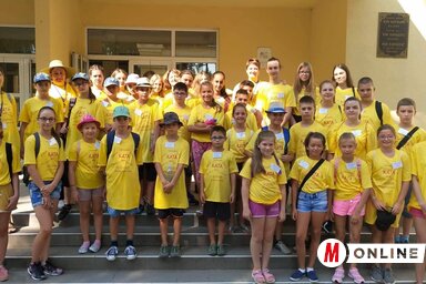A bajmoki Borzas Kata nyári tábor résztvevői (Fotó: Kazinczy Paszterkó Diana)