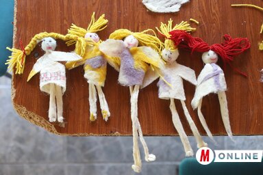 A táborban készült alkotások (Lakatos János felvétele)