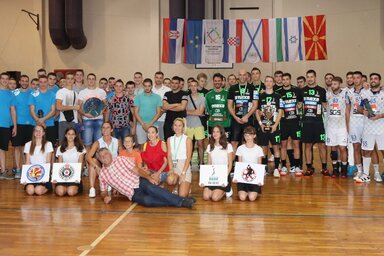 A torna résztvevői és lelkes szervezői (Puskás Károly felvétele)