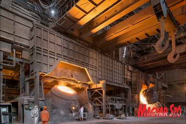 A harmadik legsikeresebbnek számító vállalat a szendrői HBIS Gruop Serbia Iron & Steel acélgyár(Gergely Árpád felvétele)
