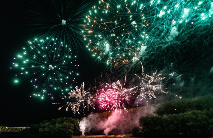 A városnapi tűzijáték minden évben igazi ünnepi hangulatot ad a programsorozatnak (Herédi Krisztián felvétele)