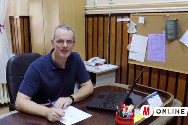 Szepesi Zoltán, a magyarkanizsai Jovan Jovanović Zmaj Általános Iskola igazgatója (Jenei Klementina felvétele)