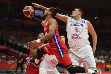 Nikola Jokić 14 kosara mellett 10 lepattanót szedett össze (Fotó: Beta/AP)