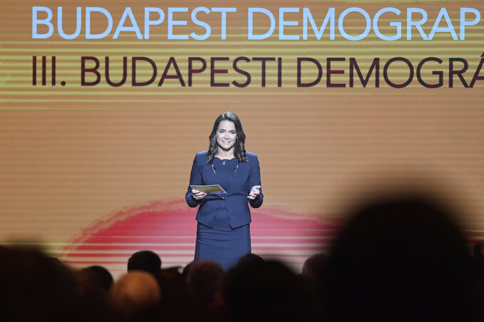 Novák Katalin: A jövőnket a népesedési kihívásokra adott válaszaink határozzák meg (Fotó: MTI)