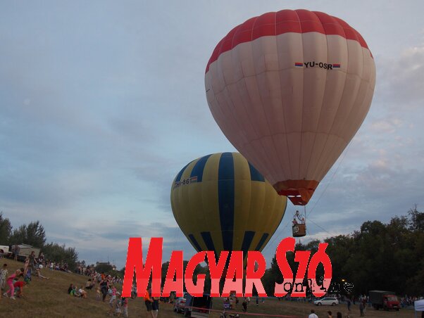 A gyermekek a hőlégballonoknak örültek a legjobban (Horváth Zsolt felvétele)