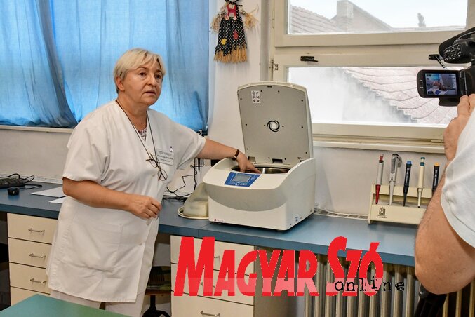 Az egészségházban folyamatosan arra törekednek, hogy új gépekkel bővítsék az állományukat (Puskás Károly felvétele)