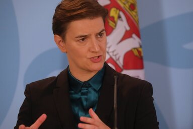 Ana Brnabić miniszterelnök (Fotó: Beta)
