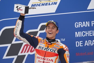Marc Márquez lassan újabb világbajnoki titulusának örülhet (Fotó: Beta/AP)
