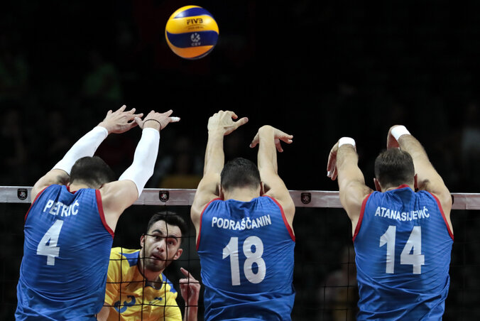 A szerbek a döntő játszmában voltak a legjobbak (Fotó: Beta/AP)
