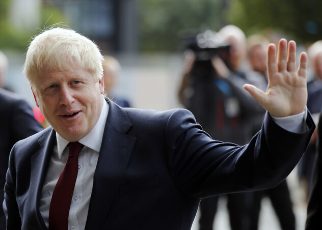 Boris Johnson brit miniszterelnök (Fotó: Beta/AP)