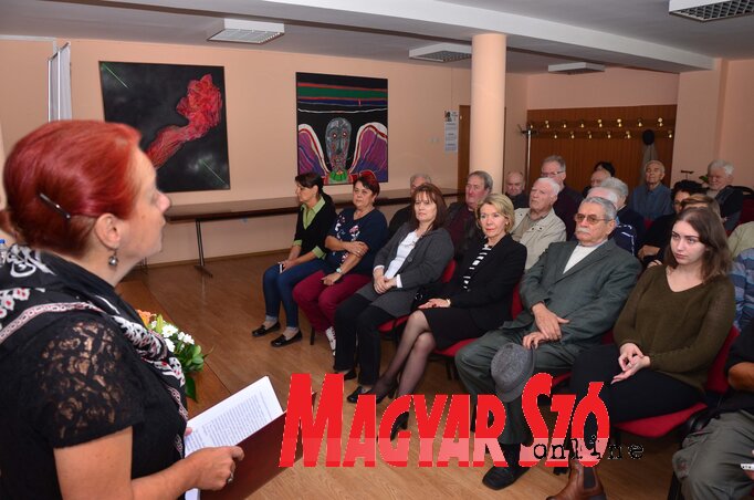 Varjú Márta méltatja Kubát János életművét (Dávid Csilla felvétele) Varjú Márta méltatja Kubát János életművét (Dávid Csilla felvétele)