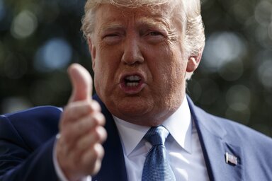 Donald Trump amerikai elnök (Fotó: Beta/AP)