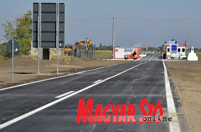 Elkészült a Rábéról az új határátkelőhöz vezető út (Fotó: Gergely József)