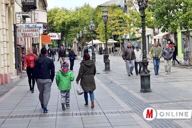A zombori korzó (Archívum: Gergely Árpád felvétele)