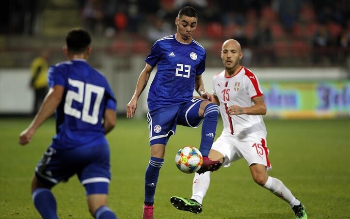 A felkészülési meccs jól sikerült Paraguay ellen (Fotó: MTI/Xinhua)