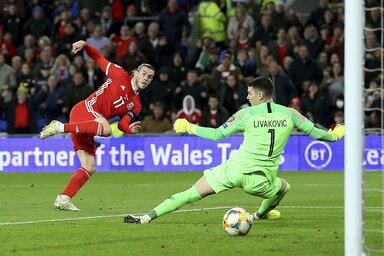 Gareth Bale gólja Magyarországnak is segített (Fotó: Beta/AP)