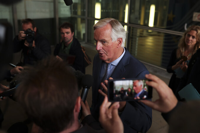 Michel Barnier, az Európai Bizottság Brexit-ügyi főtárgyalója (Fotó: Beta/AP) Michel Barnier, az Európai Bizottság Brexit-ügyi főtárgyalója (Fotó: Beta/AP)