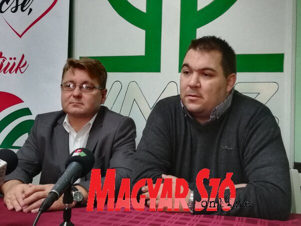 Dr. Molnár Viktor és Kiss Igor (Fotó: Fehér Rózsa)