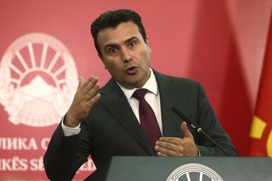 Zoran Zaev azért mond le, mert az EU nem adott zöld fényt a csatlakozási tárgyalások megkezdésére (Forrás: AP via Beta)