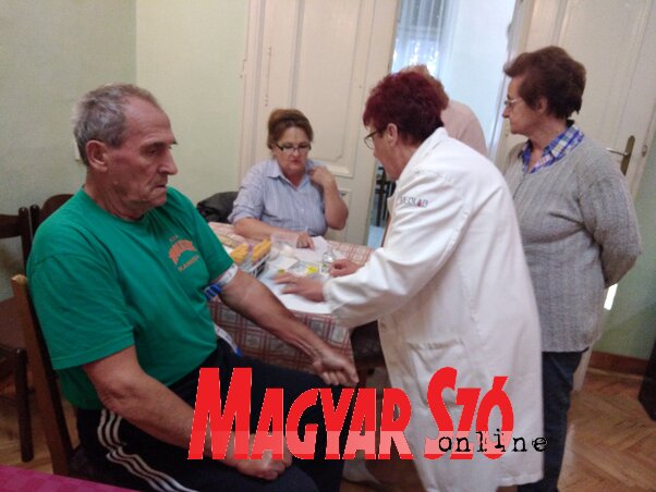 Összesen harmincan vettek részt a vizsgálatokon (Jenei Klementina felvétele)