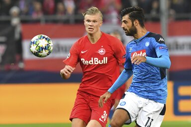 Håland produkciója kevés volt a Napoli ellen (Fotó: Beta/AP)