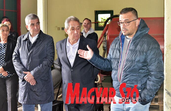 Bogdan Laban, Szabadka polgármestere, Somogyi Mihály és Branislav Nedimović Bogdan Laban, Szabadka polgármestere, Somogyi Mihály és Branislav Nedimović